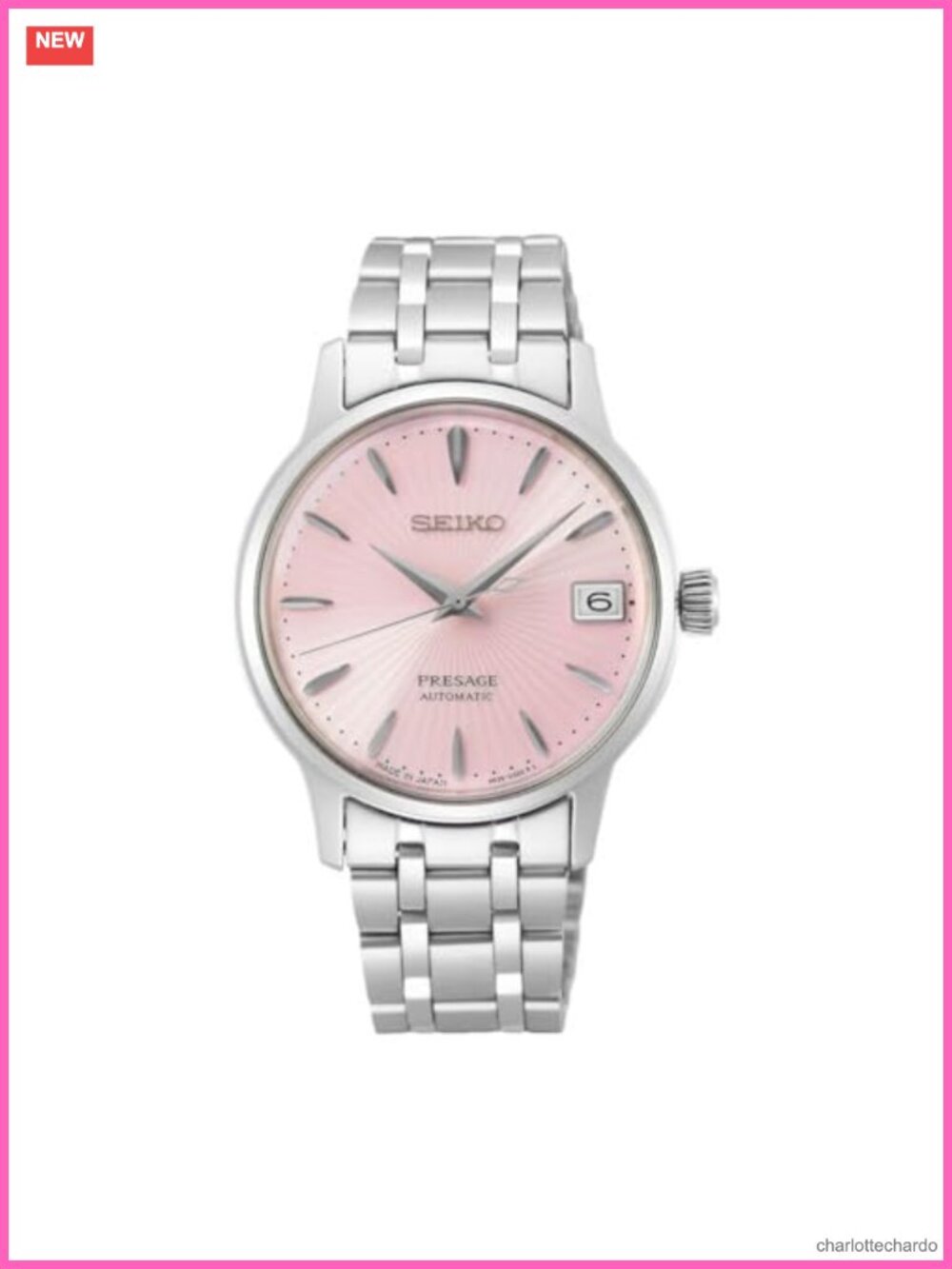 Seiko Presage Automatic Women's Watch Stainless Steel 50M Water Resistant